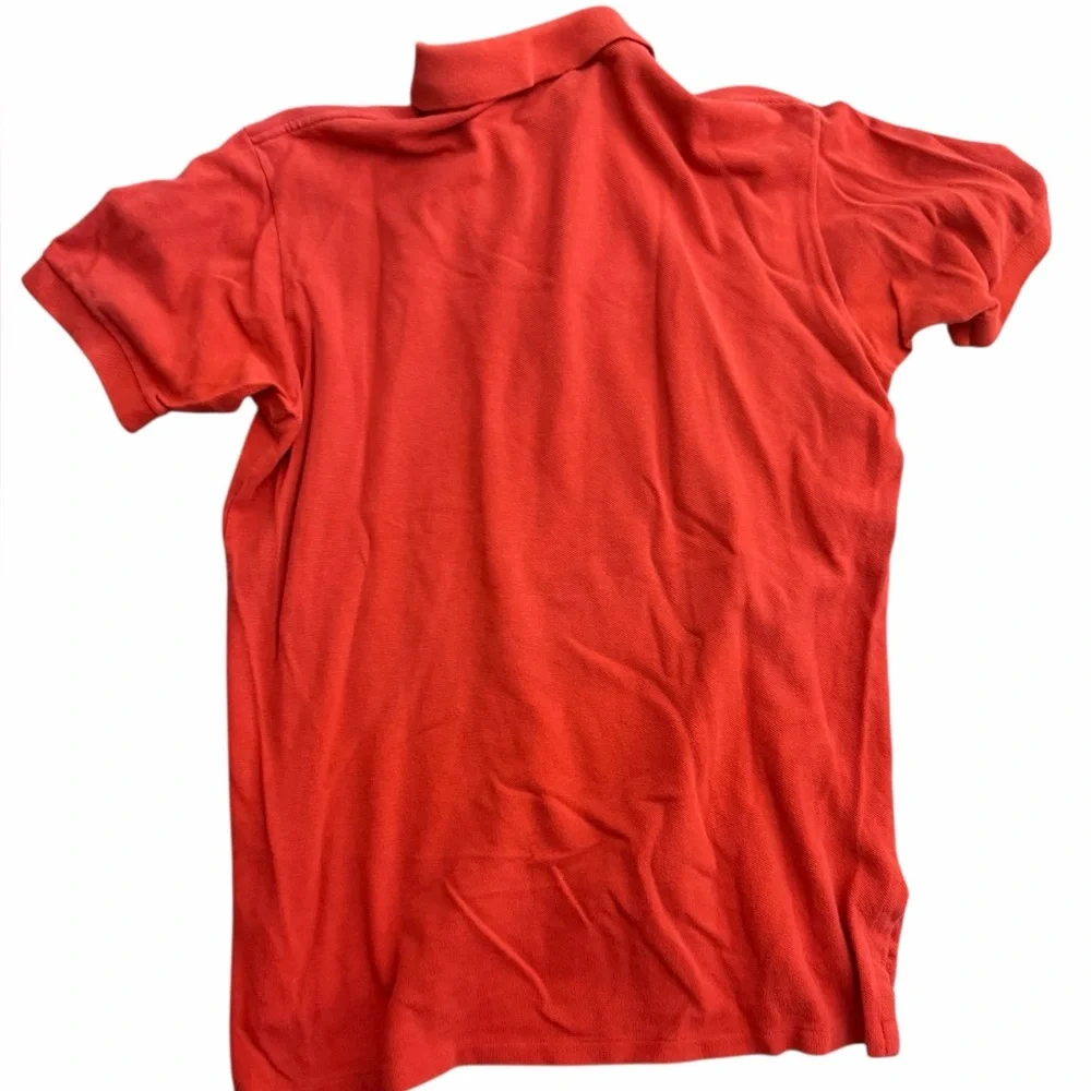 Polo Ralph Lauren Orange Short Sleeve‎ Polo Shirt Men’s Medium Made USA